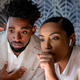 Daniel Augustin and Aida Osman in Rap Sh!t